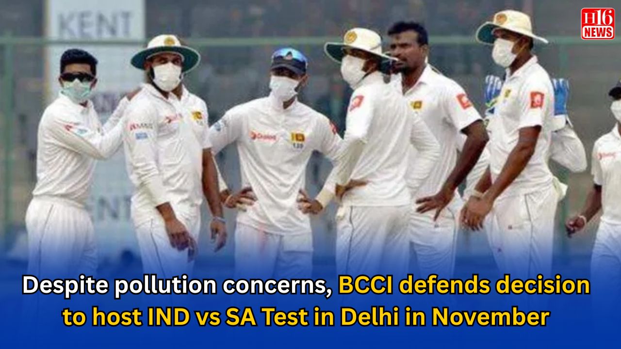 Despite pollution concerns, BCCI defends decision to host IND vs SA Test in Delhi in November